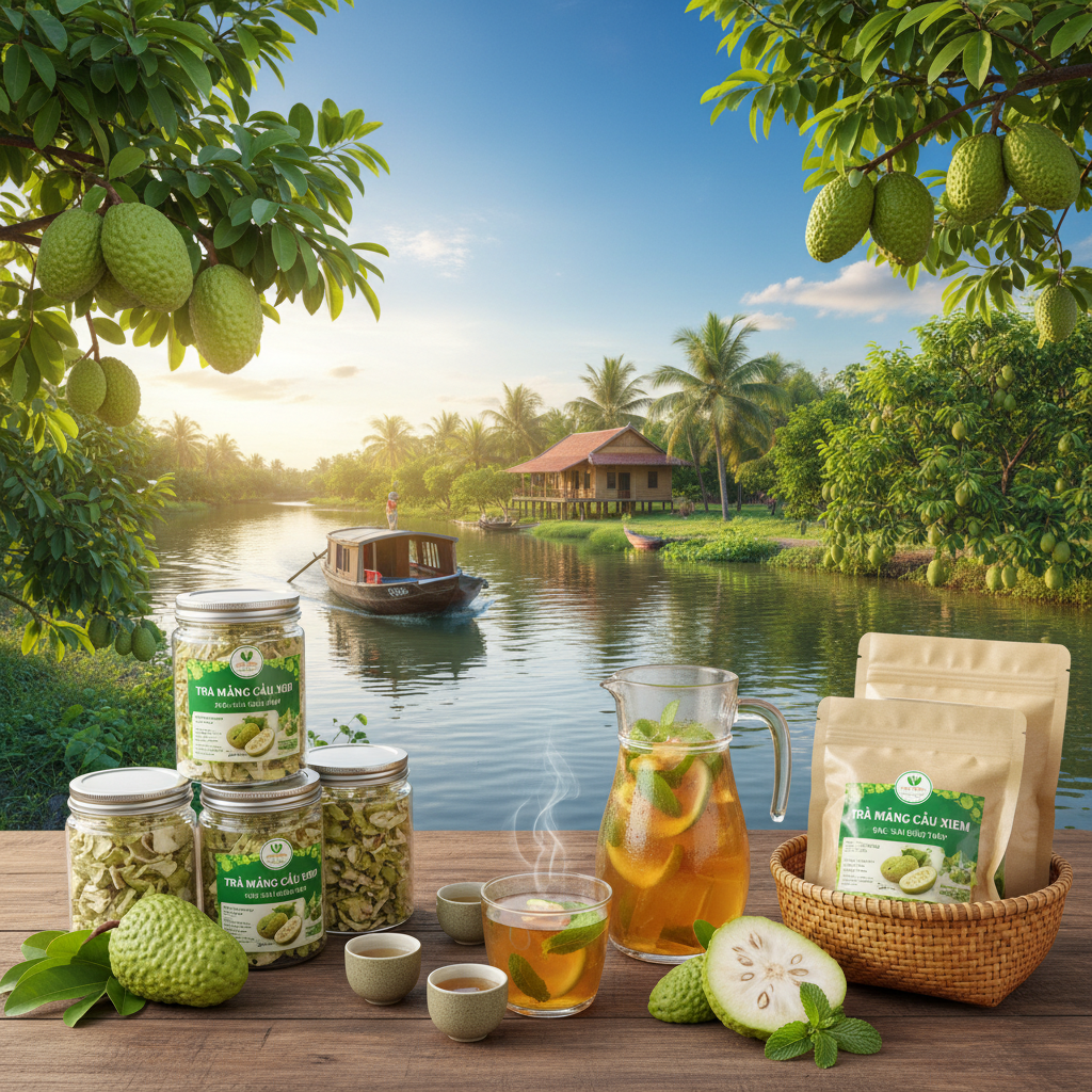 Trà Mãng Cầu Xiêm: Thức Uống Vàng Từ Miền Tây Sông Nước – Bí Quyết Sống Khỏe Của Bà Con", image