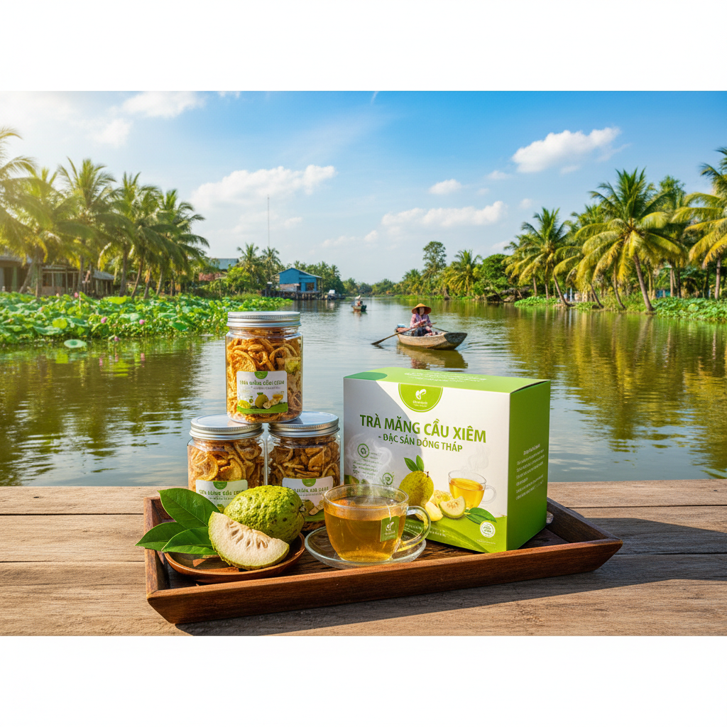 Trà mãng cầu Xiêm: Hương vị đồng bằng, nâng niu sức khoẻ", image