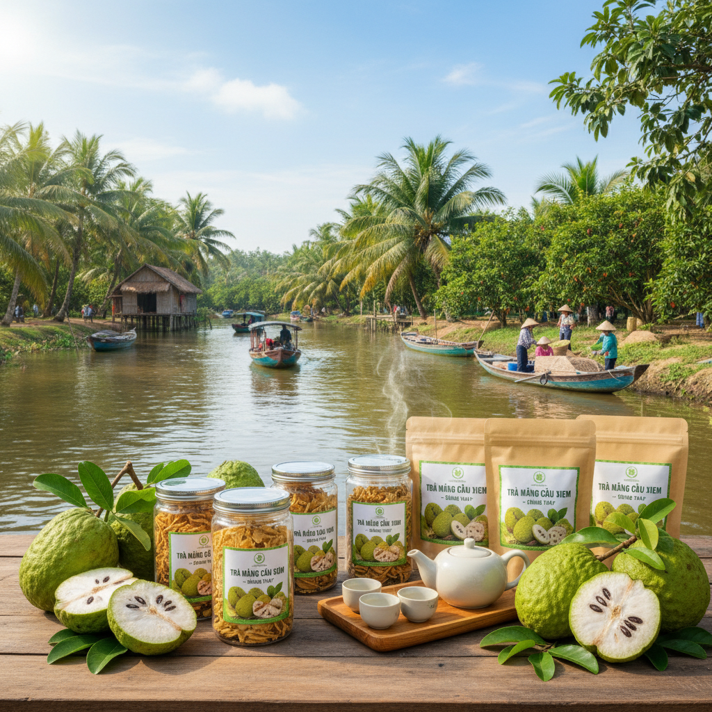 Bí quyết pha Trà mãng cầu Xiêm ngon chuẩn vị tại nhà", image