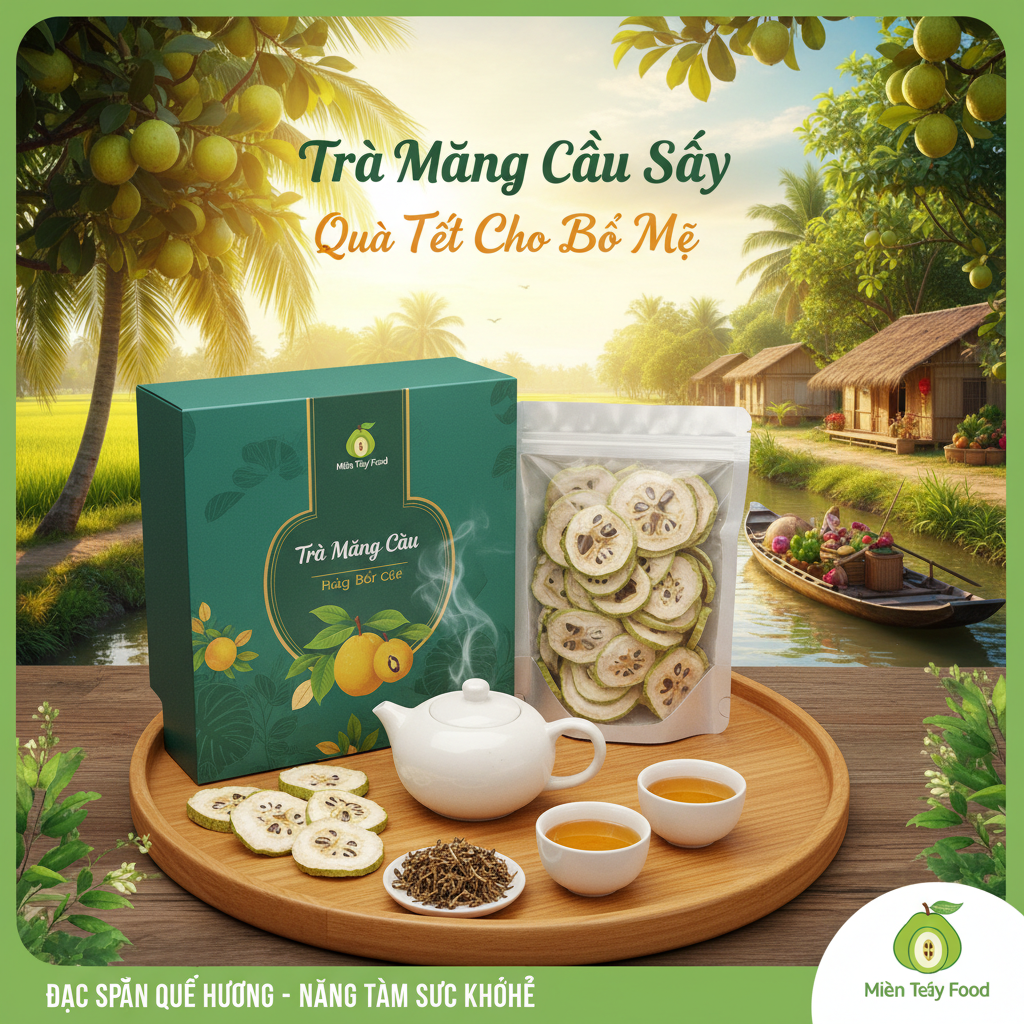 Quà Tết cho bố mẹ: Vì sao nên chọn Trà Mãng Cầu Sấy? image