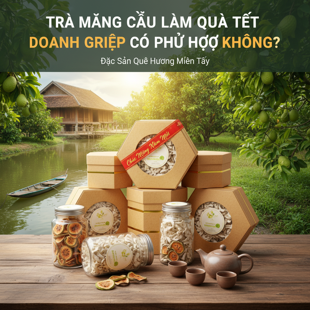 Trà Mãng Cầu Làm Quà Tết Doanh Nghiệp: Lựa Chọn Độc Đáo & Ý Nghĩa image