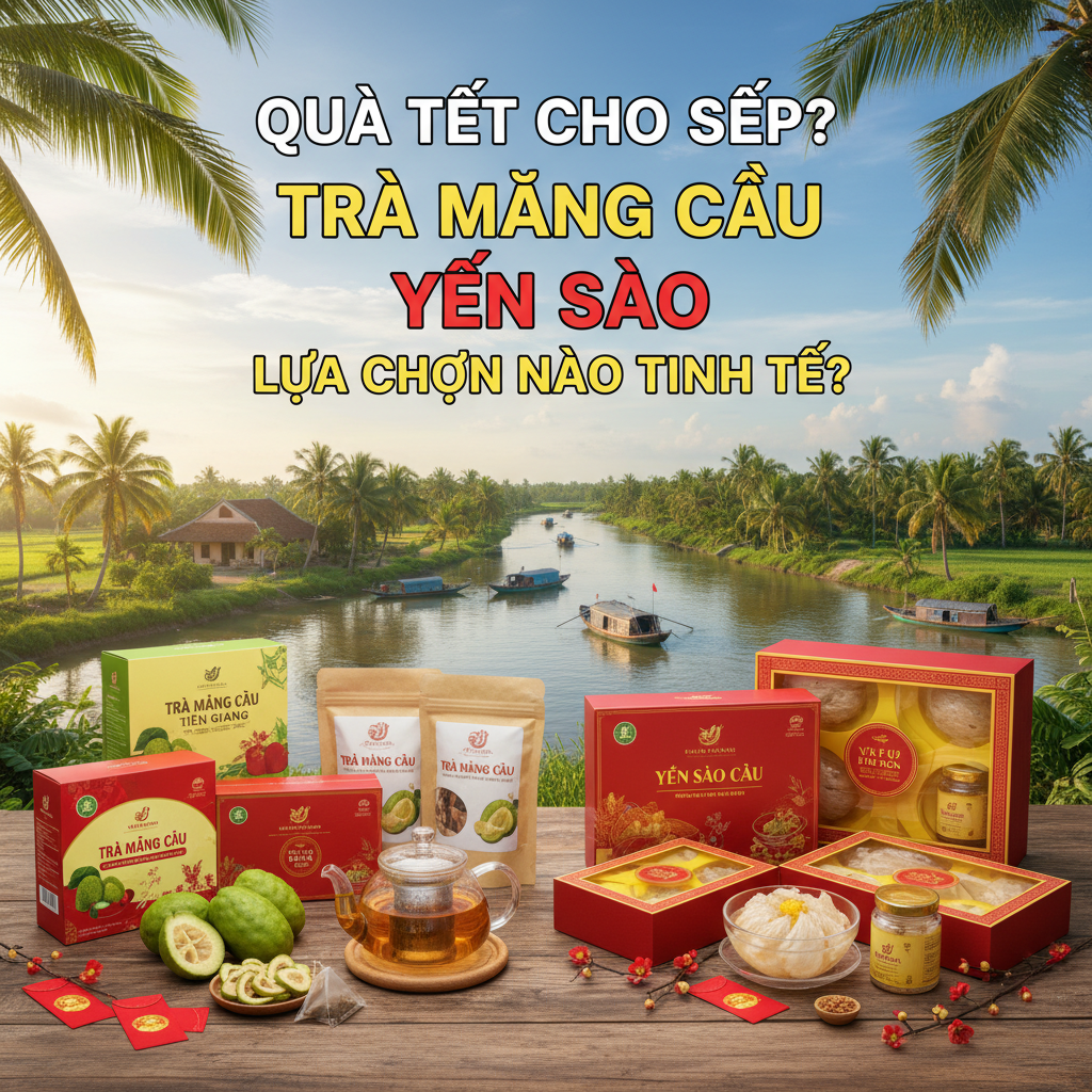 Quà Tết Cho Sếp: Trà Mãng Cầu Hay Yến Sào – Lựa Chọn Nào Tinh Tế? image